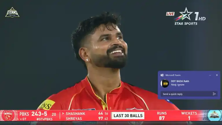Shreyas Iyer Puts Team First, Twitter Praises His 97